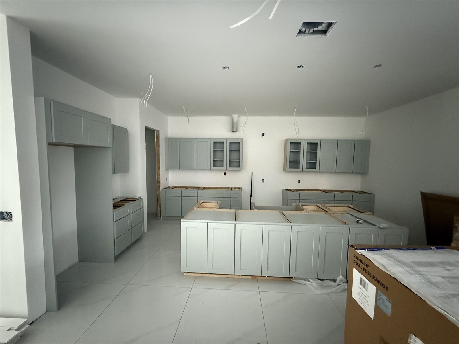 Kitchen cabinet installation by 3DCON LLC in the Tampa Bay area